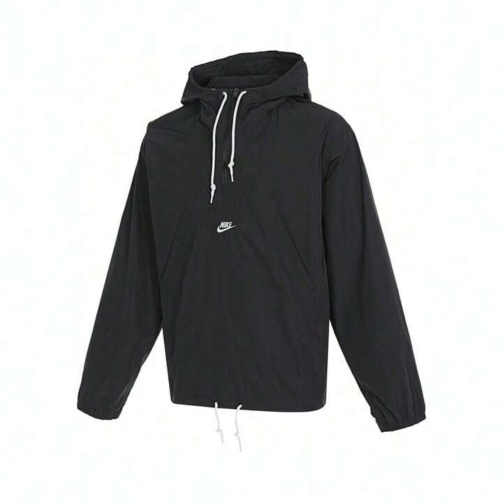 Nike Men's Black Hooded Jacket